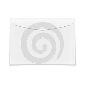 Blank envelope on white background.