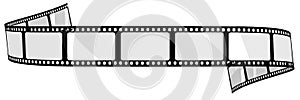 Blank film banner