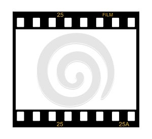 Blank film frame