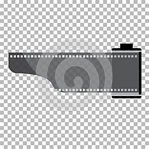 Blank film frame stock illustration. Image of frame film vector