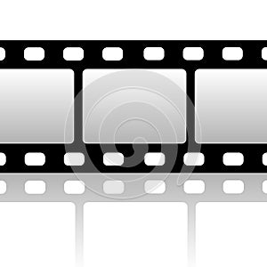 Blank film strip