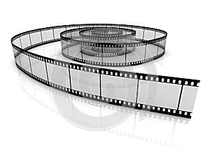 Blank film strip