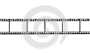 Blank film strip