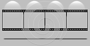 Blank film strip