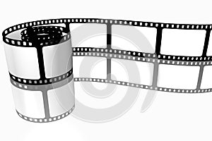 Blank film strip