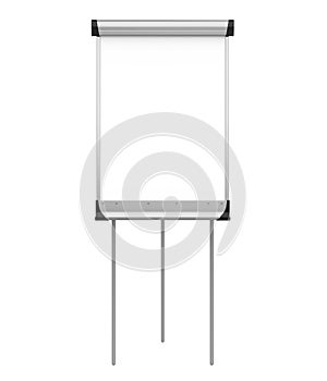 Blank Flip Chart Isolated