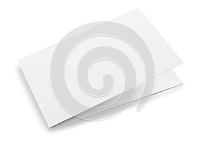 Blank folded card
