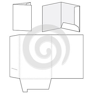 Blank folder template
