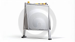 Blank A-Frame Whiteboard for Advertising Mockup