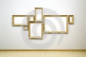 Blank frames in the gallery