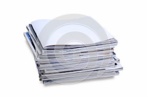 Blank front page magazine