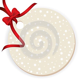 Blank gift tag