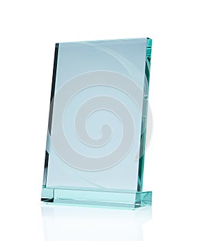 Blank glass award