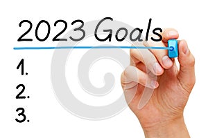 Blank Goals List For The New Year 2023