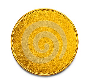 Blank Gold Coin