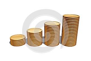 Blank gold coins