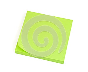 Blank Green Post-it Note