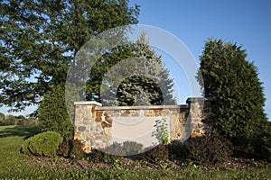 Blank Housing Subdivision Sign