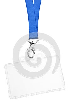 Blank ID Badge