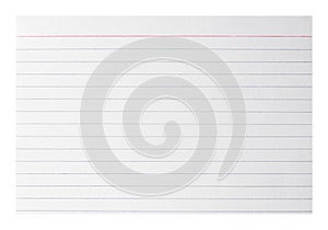 Blank index card img