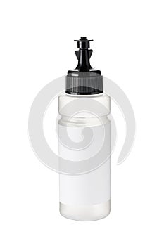 Blank ink bottle from an inkjet printer on a white background. Isolated on white background