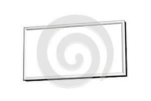 Blank isolated billboard