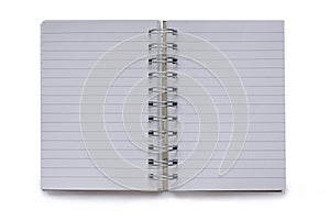 Blank isolated notepad