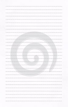 Blank lined paper background