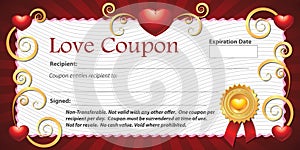 Blank Love Coupon