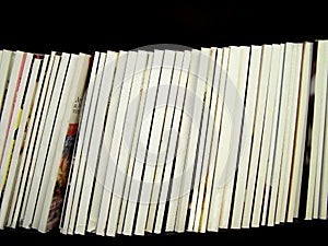 Blank Magazine Spines photo