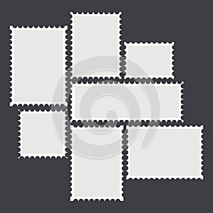 Blank mailing postal