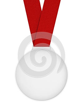 Blank Medal with Ribbon