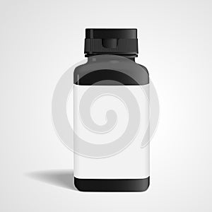 Blank medicine bottle