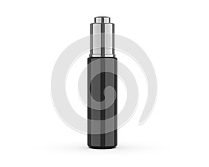 Blank Metal Top Dispenser Pump  Glass Bottle With Dropper mockup template.