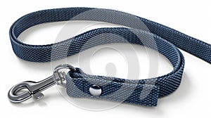 Blank mockup of a durable and weatherresistant pet leash with a comfortable handle and a strong metal clip photo