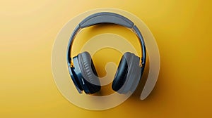 Blank mockup of highend noisecancelling headphones perfect for blocking out distractions and immersing yourself in music