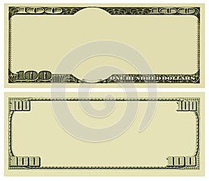 Blank money background