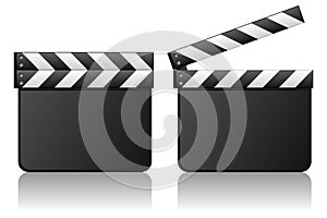 Blank Movie Clapboard Film Slate