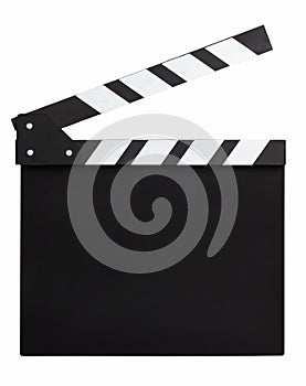 blank movie clapperboard