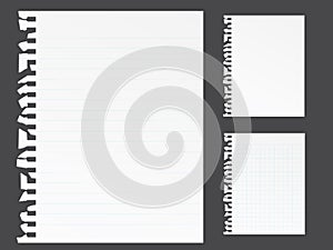 Blank note paper