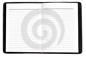 Blank notebook