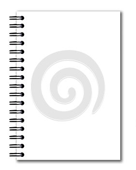 Blank notebook