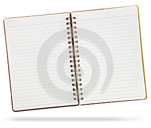 Blank notebook