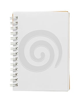 Blank notebook