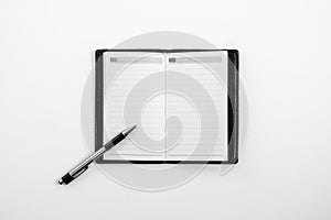 Blank notebook for corporate identity template