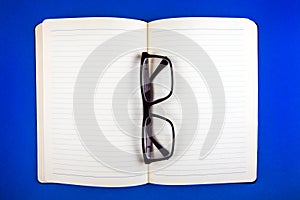 Blank Notepad closeup