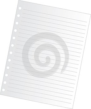 Blank notepaper