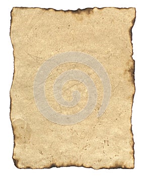 Prázdný starý pergamen papír 