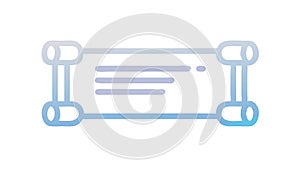 Blank Open Scroll for Ancient Messages Historical Content, vector design Generative AI