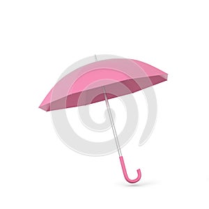 Blank opened umbrella